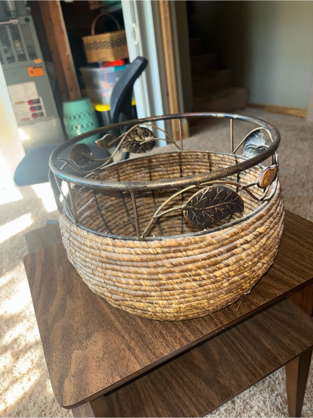 Woven Decorative Home Accent Basket